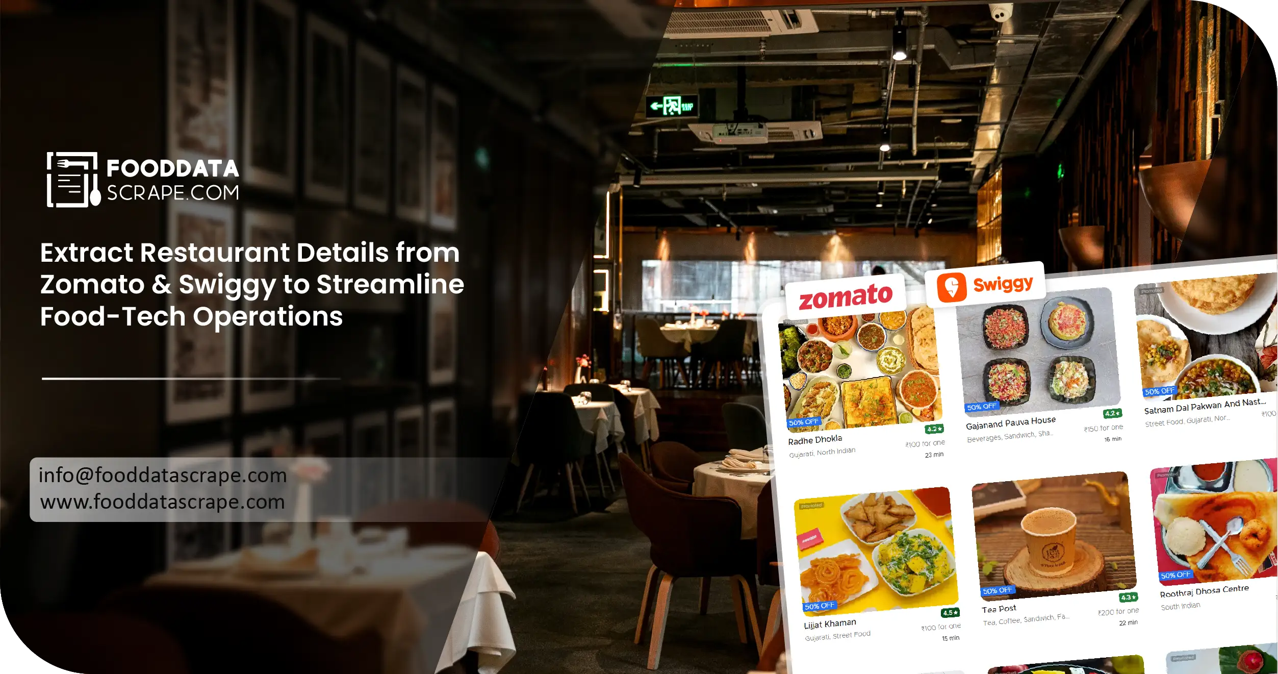 Zomato & Swiggy Restaurant Data Scraping India